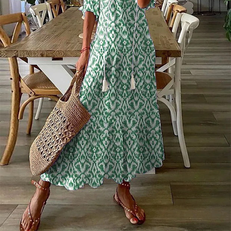 ARIA | Boho Tummy Coverage Dress