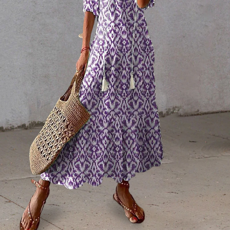 ARIA | Boho Tummy Coverage Dress