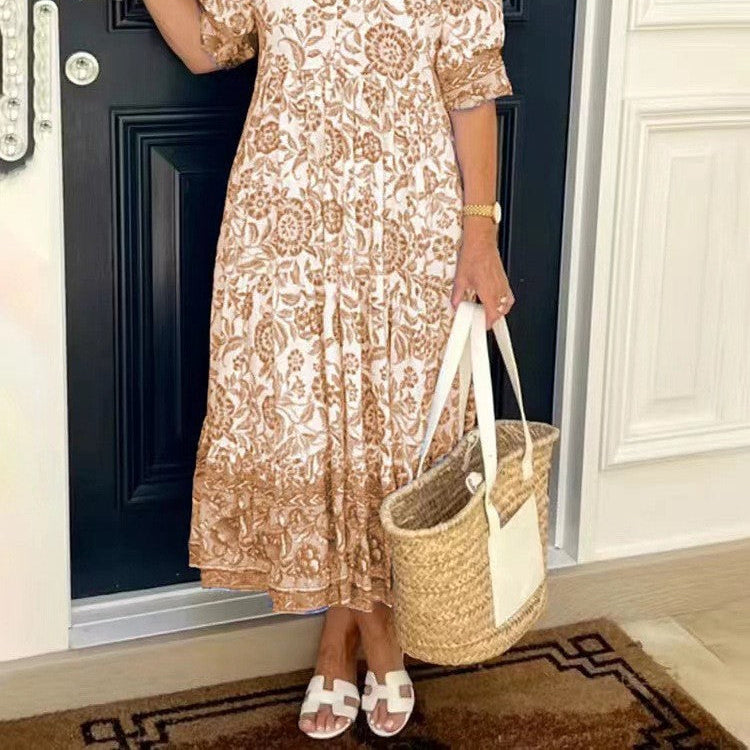 Keisha | Graceful V-Neck Floral