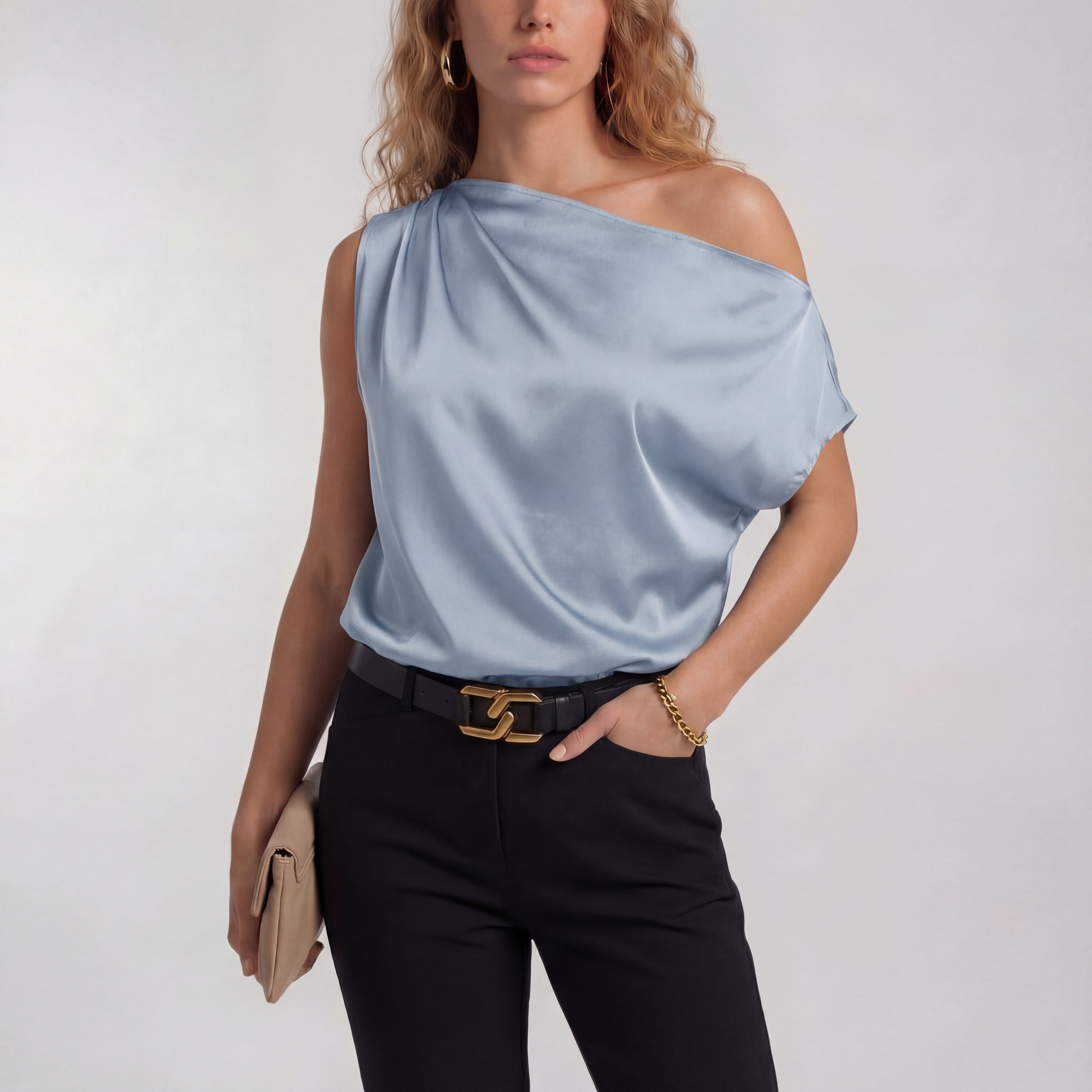 Sleek One-Shoulder Top