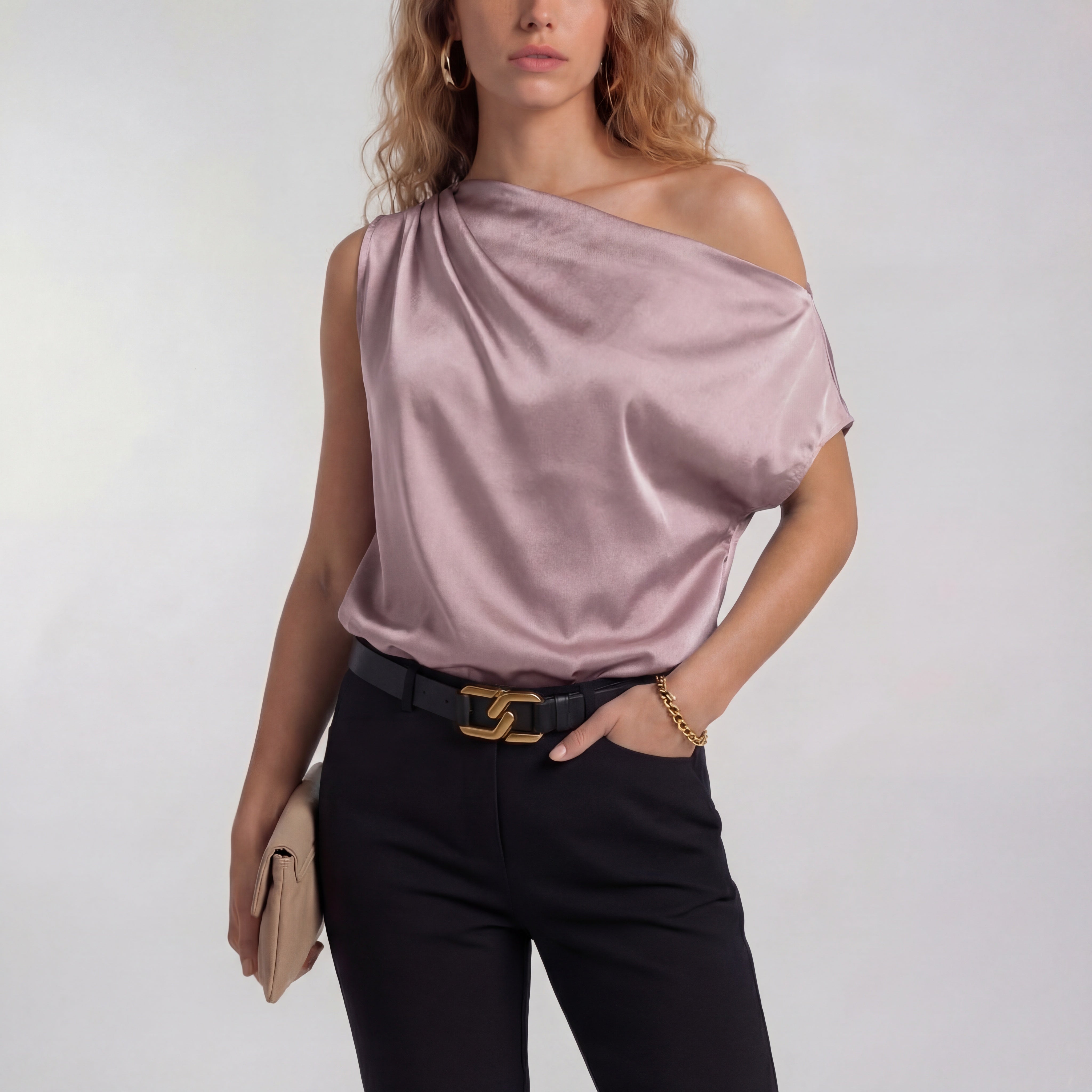 Sleek One-Shoulder Top