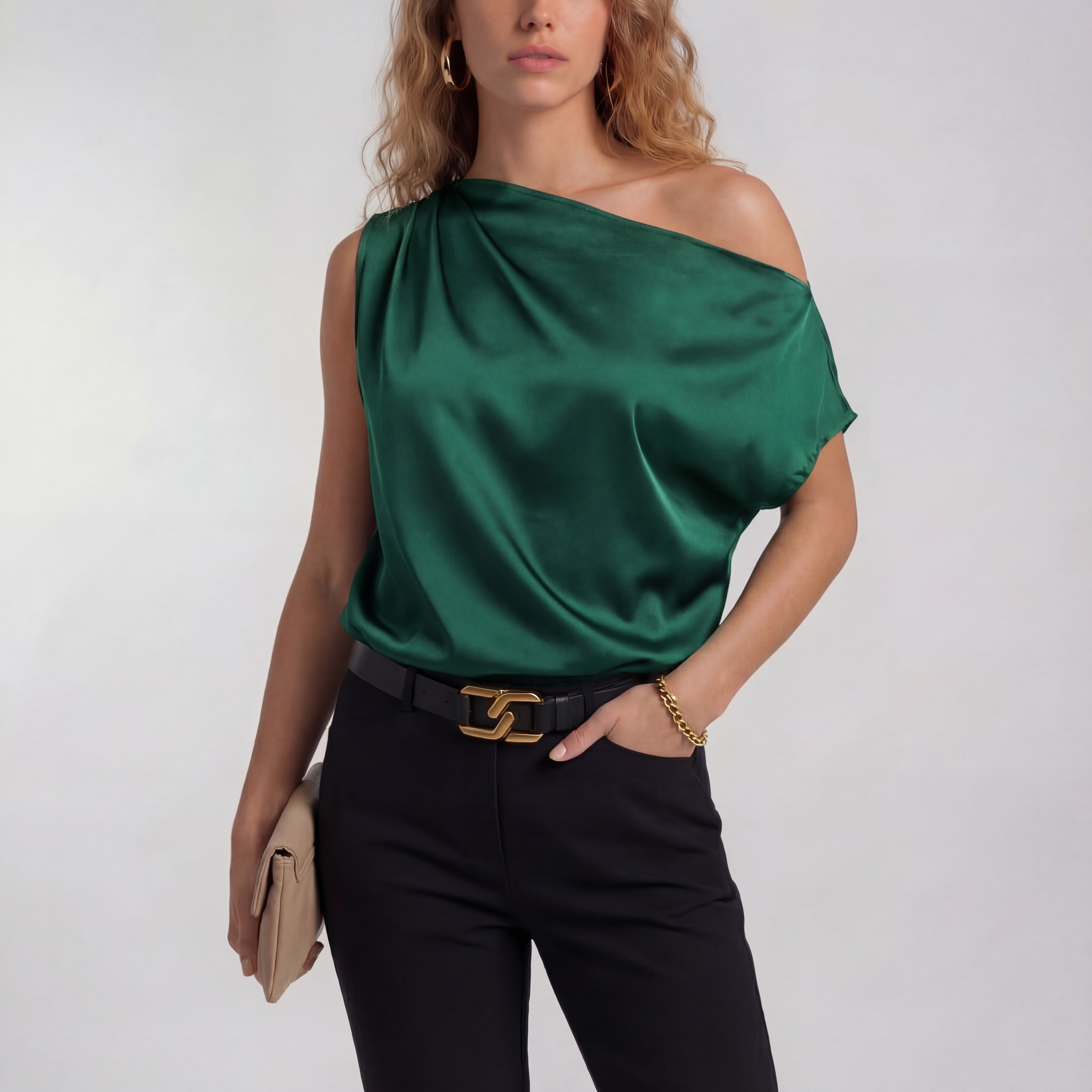 Sleek One-Shoulder Top