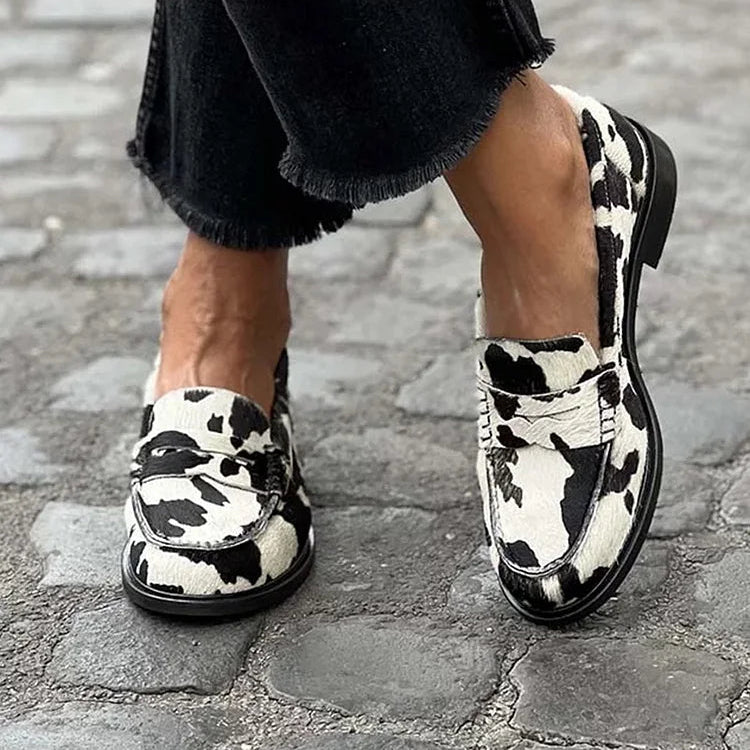 Women's Print Loafers - Trendy, Comfortable Everyday Footwear