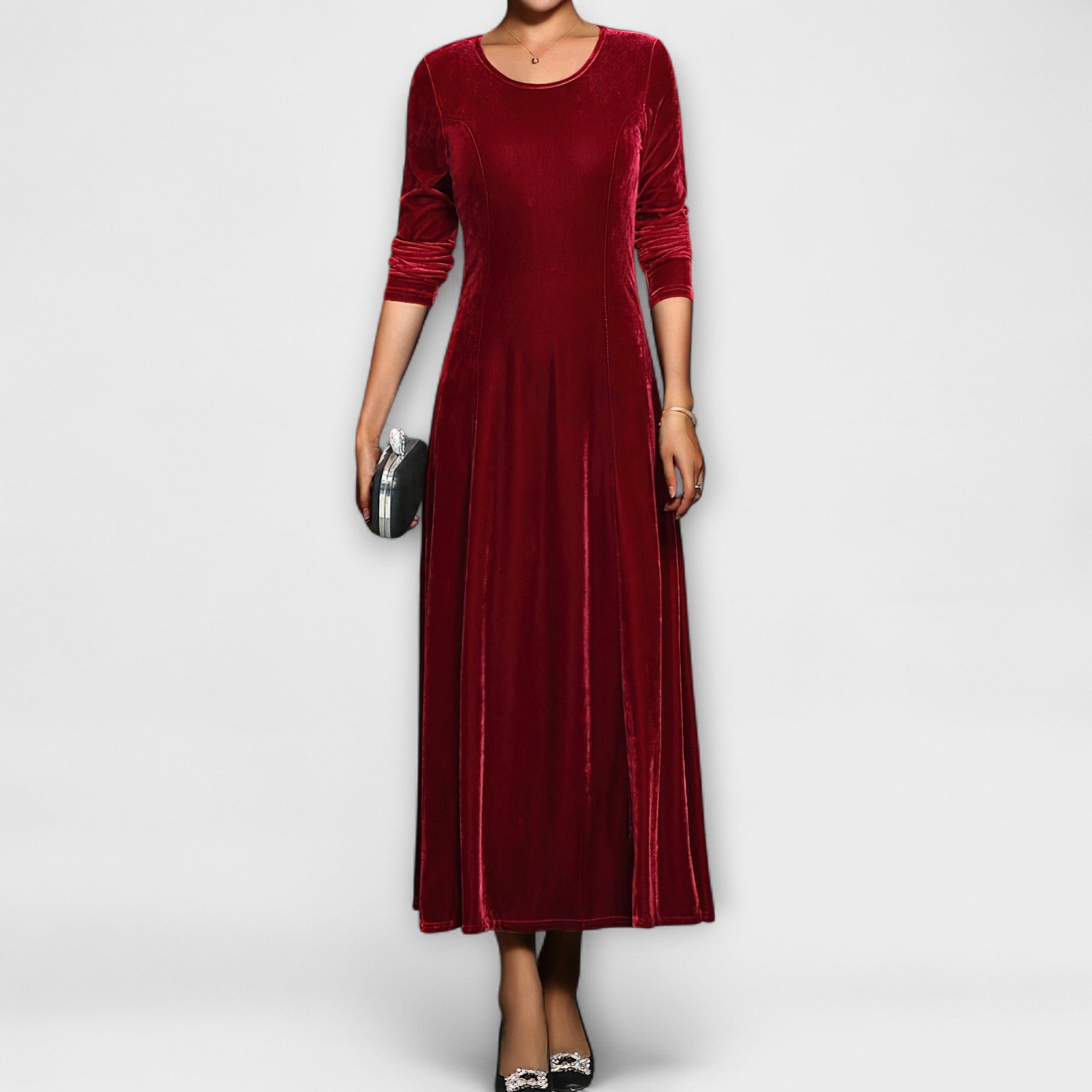 April Soft Velvet Dress — Luxuriously Comfortable & Elegant