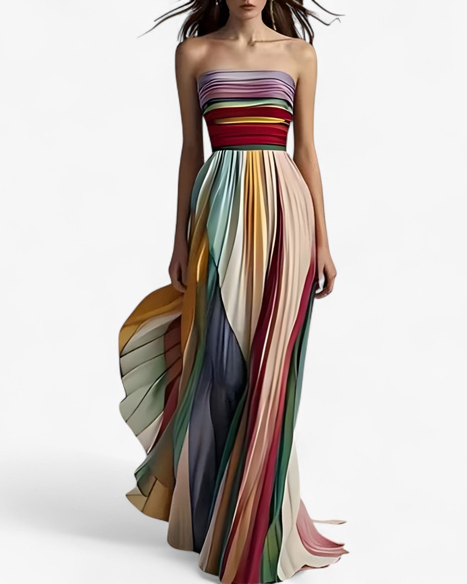 Alba Long Casual Dress – Luxurious Comfort for Everyday Style