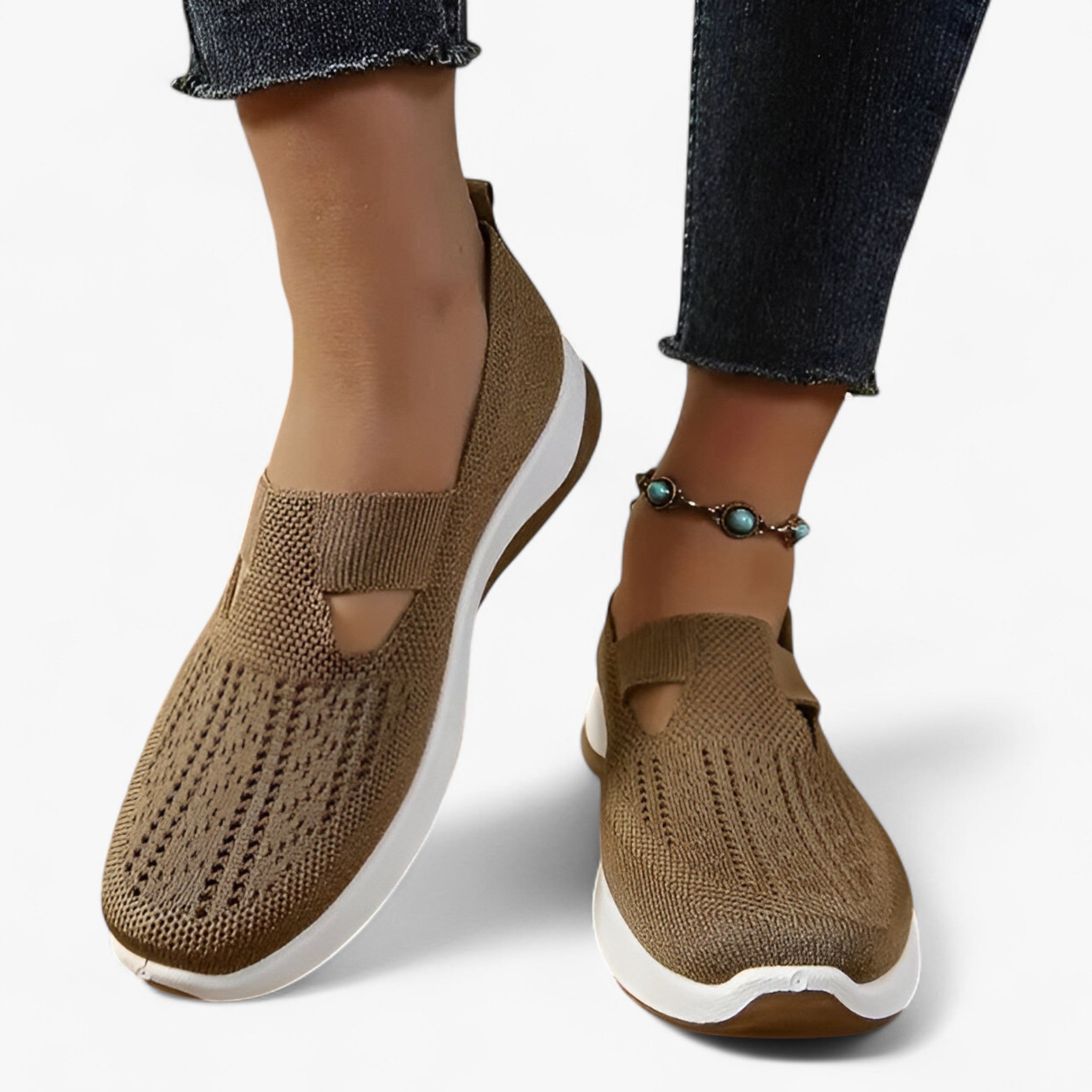 Clare | Bløde sko – Letvægts og støddæmpende - Brun - shoes - {{ product_tags }