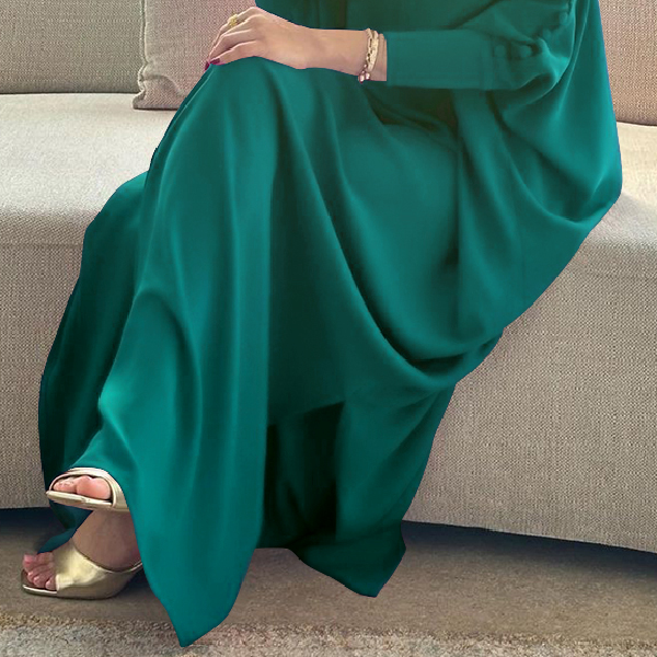 Women’s Loose Fit Button Detail Maxi Dress