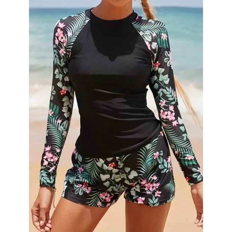 Noa Langarm-Zweiteiliger Surf-Badeanzug – Sonnenschutz, flexibel, wellenbereit