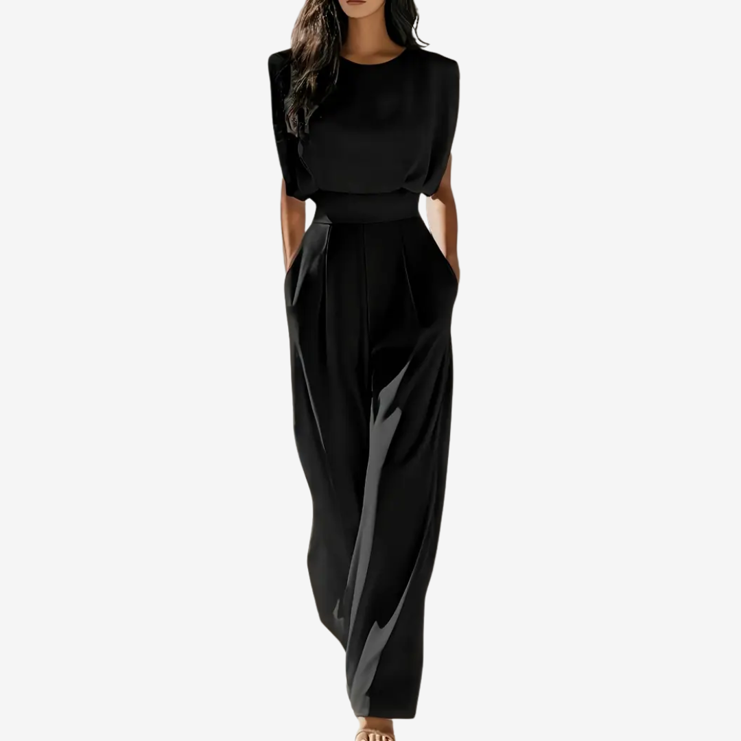 Women's Belted Jumpsuit
