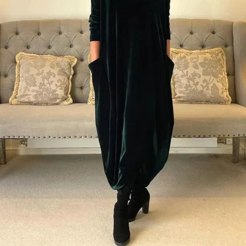 Aurelix Winter Dress - Chic and Cozy for Cold Days