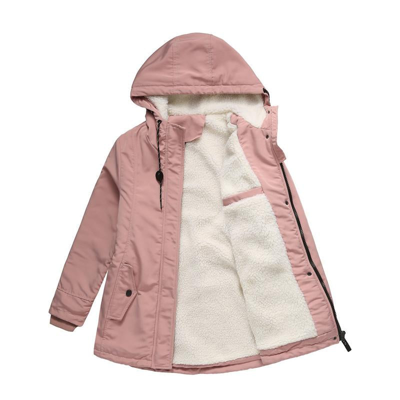 Thick Winter Coat with Hood and Quilted Lining for Unbeatable Winter Warmth