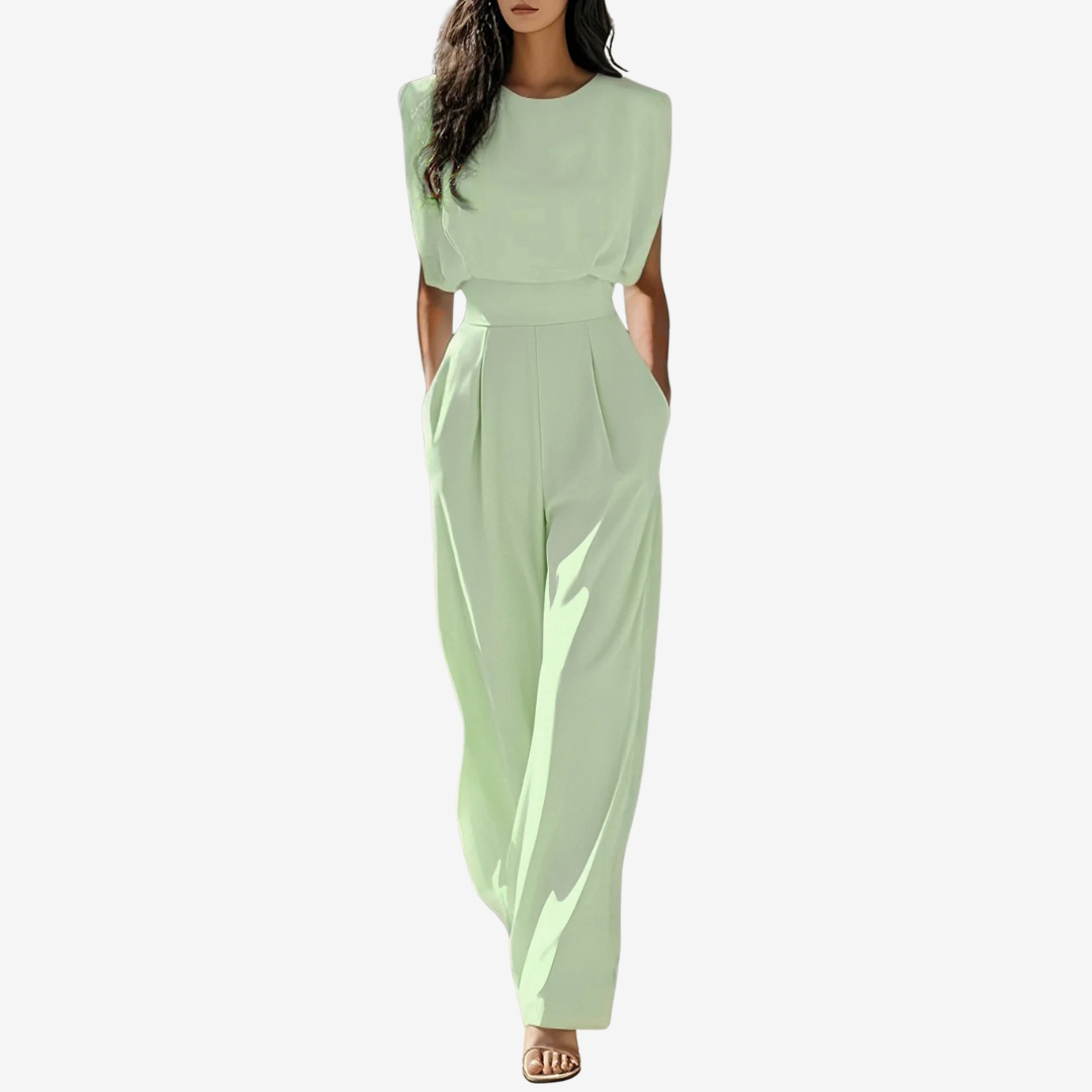 Women's Belted Jumpsuit