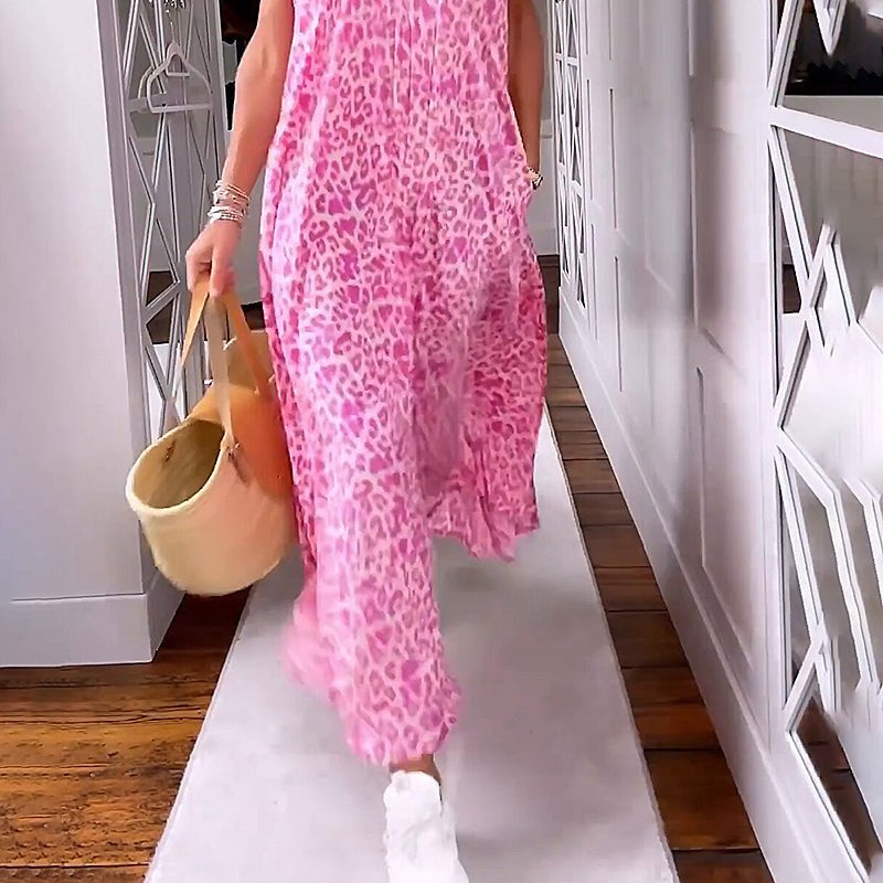 Women's Glaiza V-Neck Maxi Dress - Elegant, Flattering Floor-Length