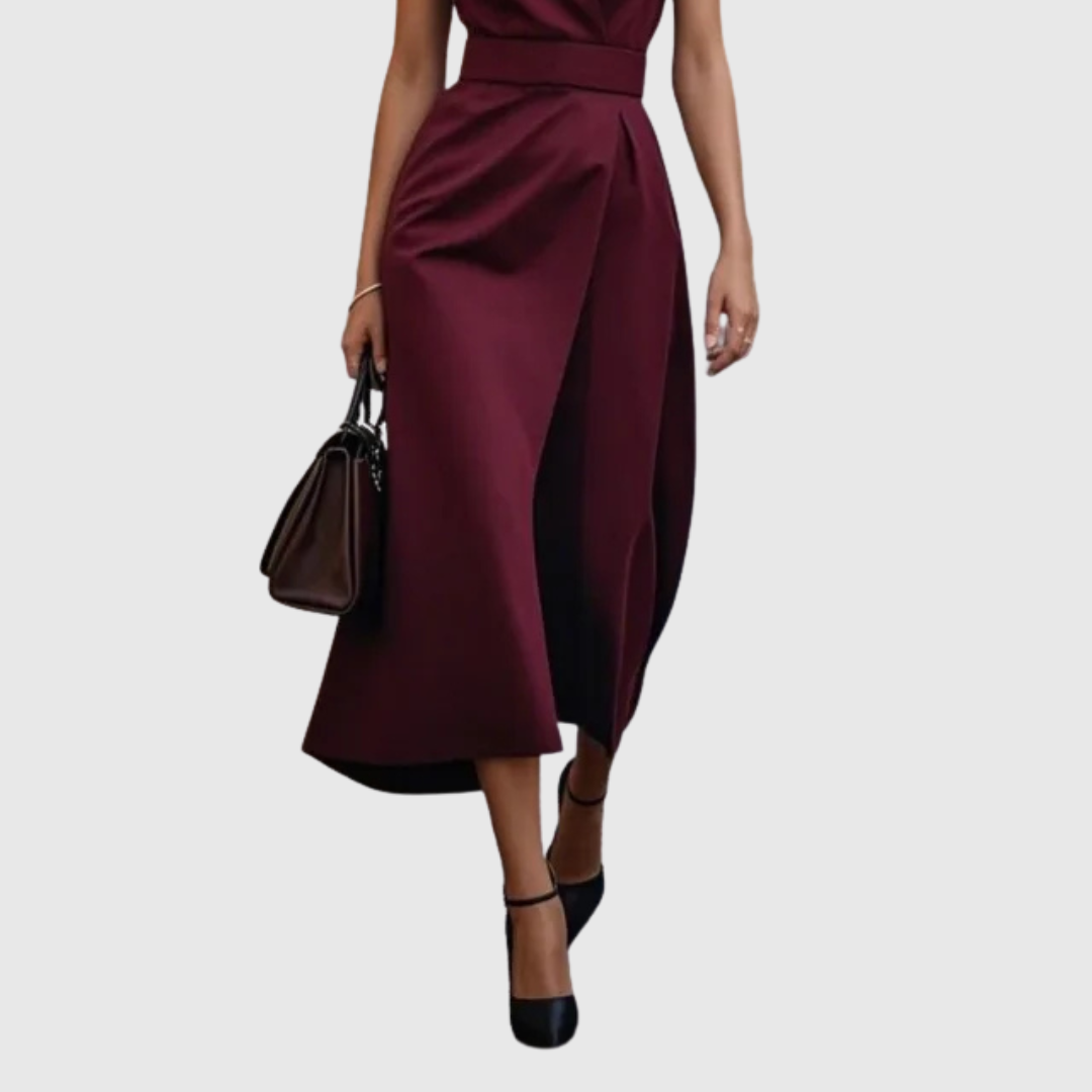 Women's Timeless, Elegant Round-Neck Dress