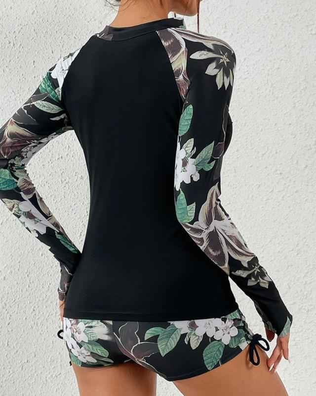 Sariah | Schickes Langarm-Tankini-Set für stilvolle Bademode