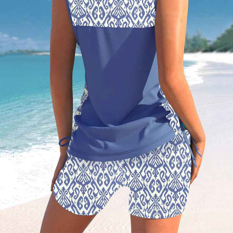 Casey | Trendiger und figurschmeichelnder Tankini-Badeanzug