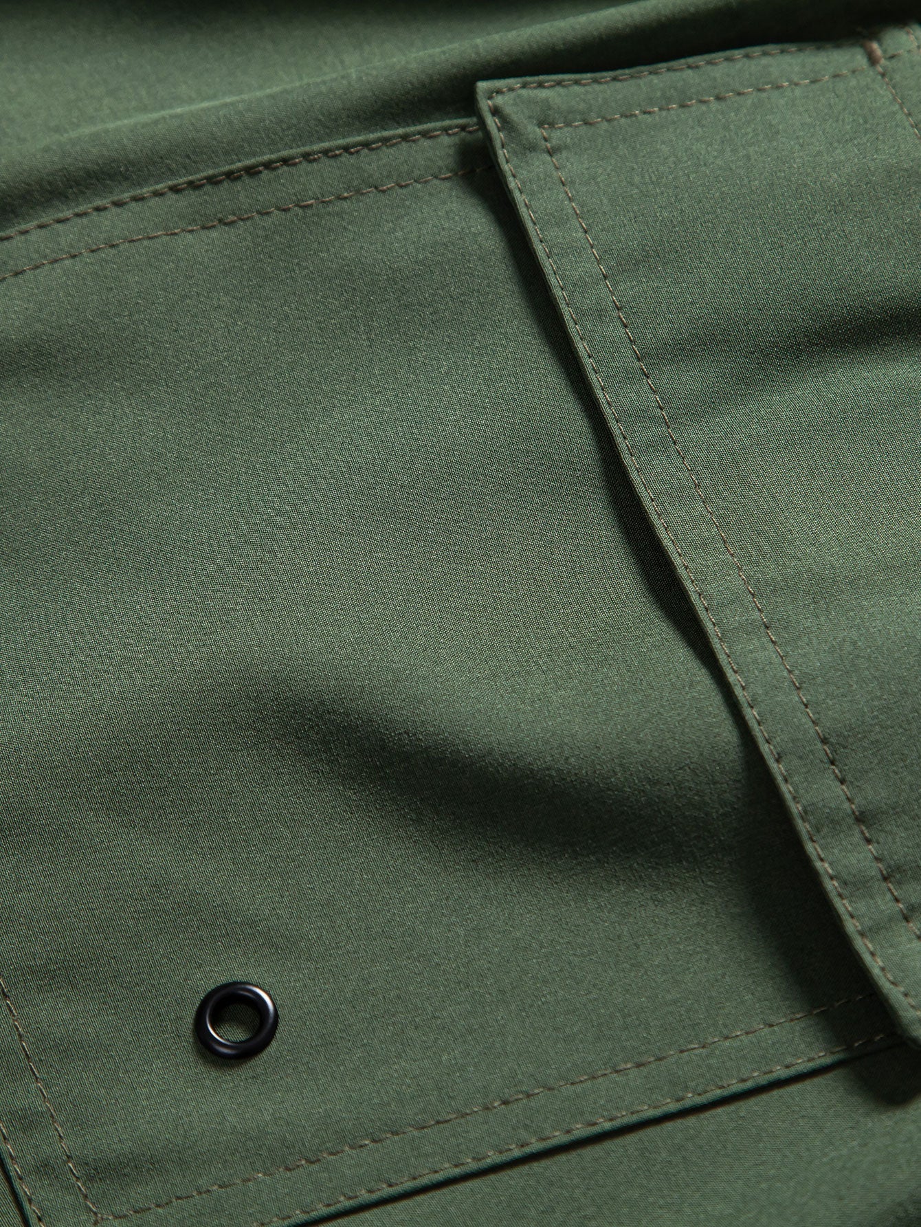 California Palm Tree Print Linen-Look Cotton Button-Up Shirt & Swim Shorts Set