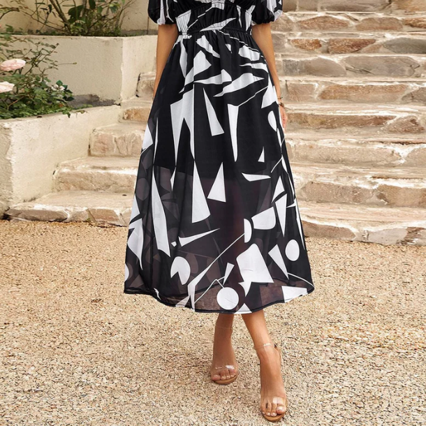 Women's Effortlessly Flattering Floral Midi Dress