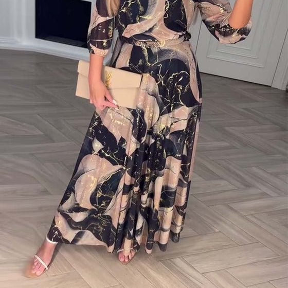 Women's Chic Chiffon Dress for Effortless Elegance