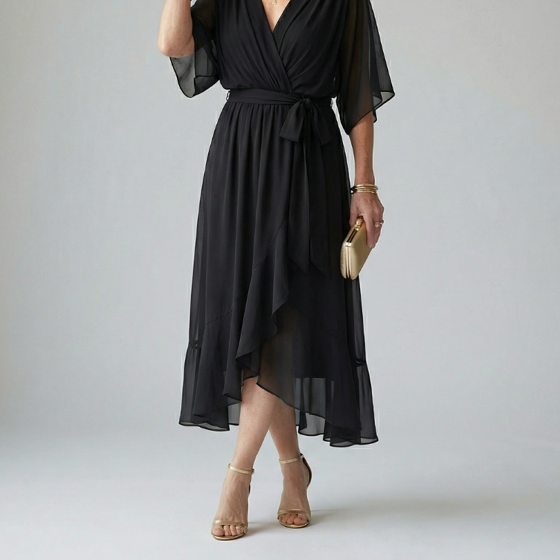 Elric | Light Drape Midi Dress