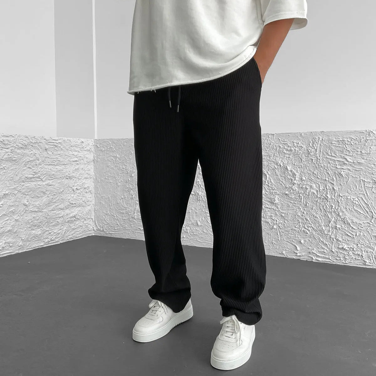 Velin Corduroy Knit Pants — Cozy, Modern Everyday Essentials