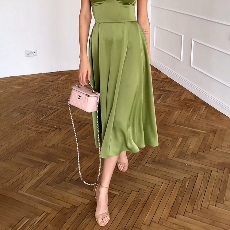 Women's Elegant Strapless Charm Dress