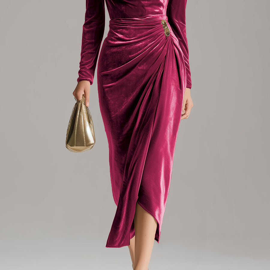 Sylvana | Chic, Timeless Midi Dress for Any Occasion