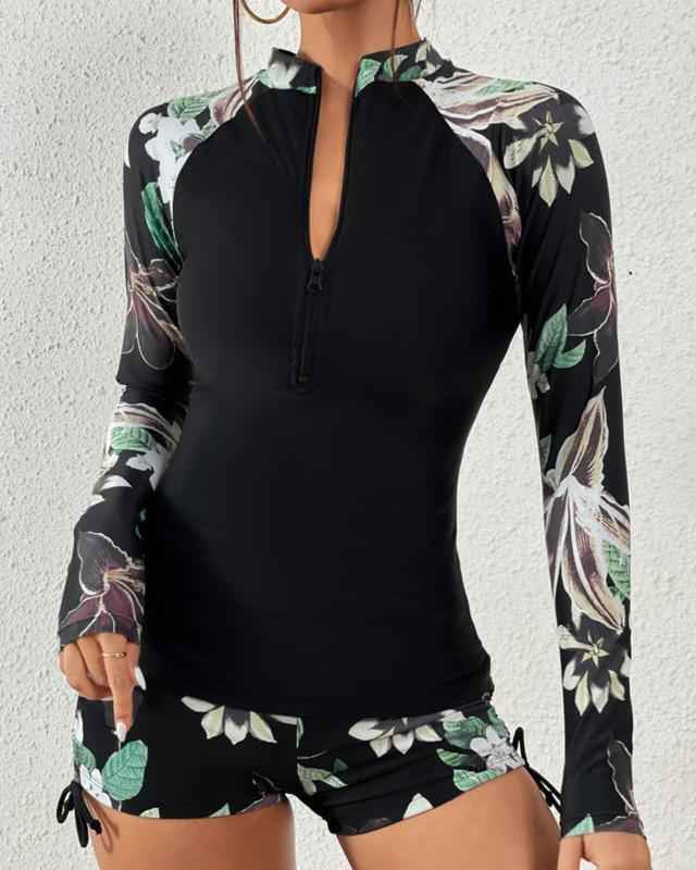 Sariah | Schickes Langarm-Tankini-Set für stilvolle Bademode