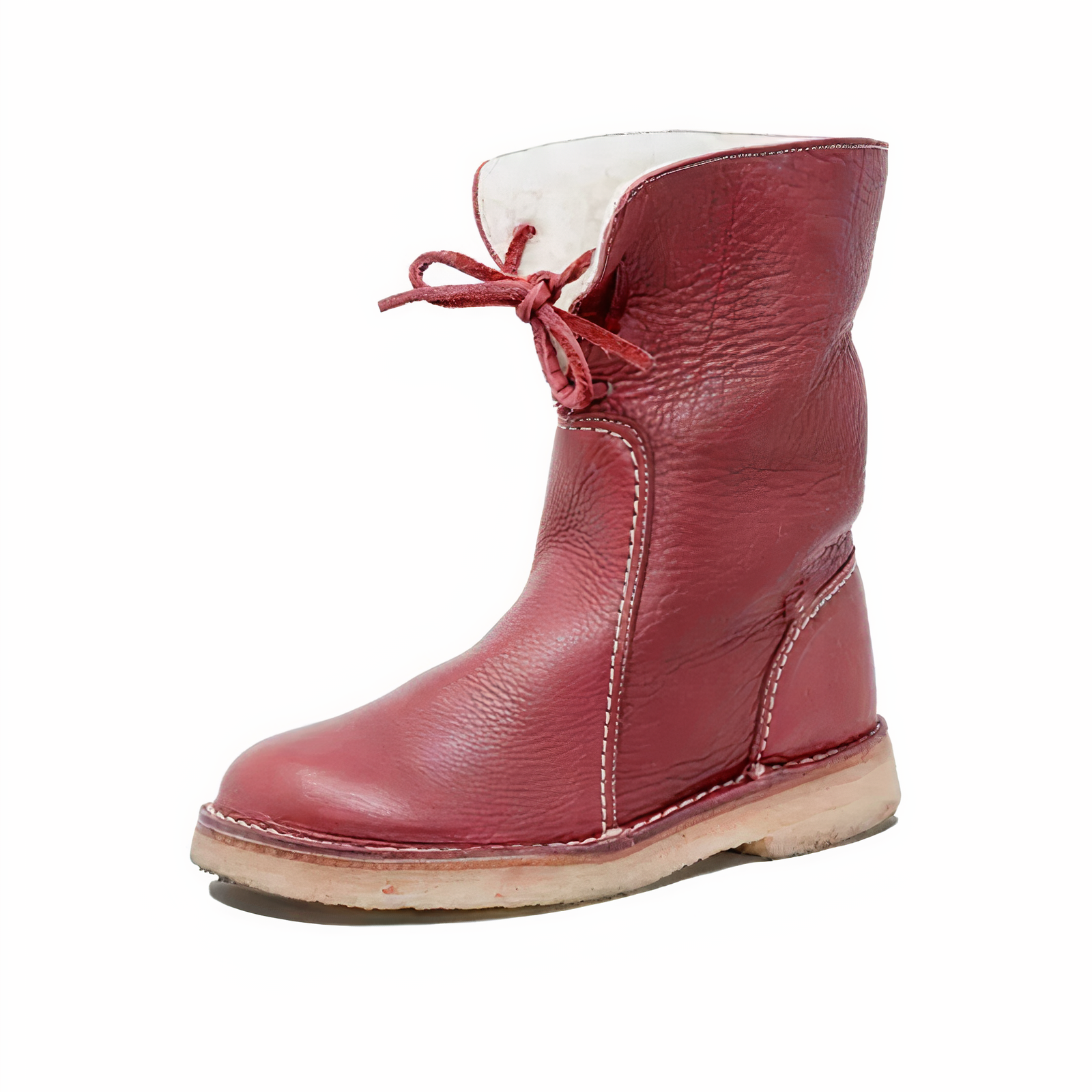 Elegant Women's Casual Leather Mid-Calf Boots for Everyday Style and Comfort