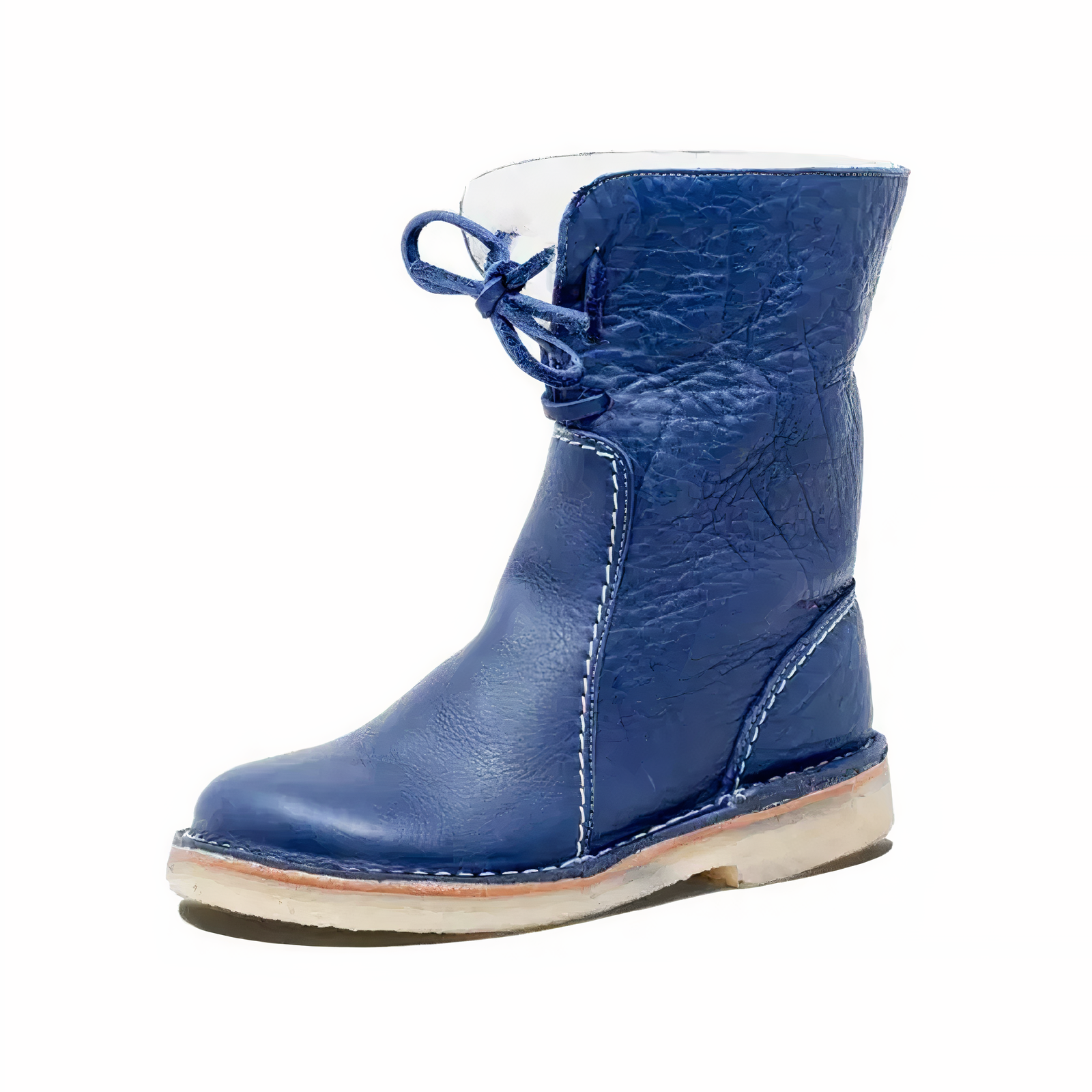 Elegant Women's Casual Leather Mid-Calf Boots for Everyday Style and Comfort