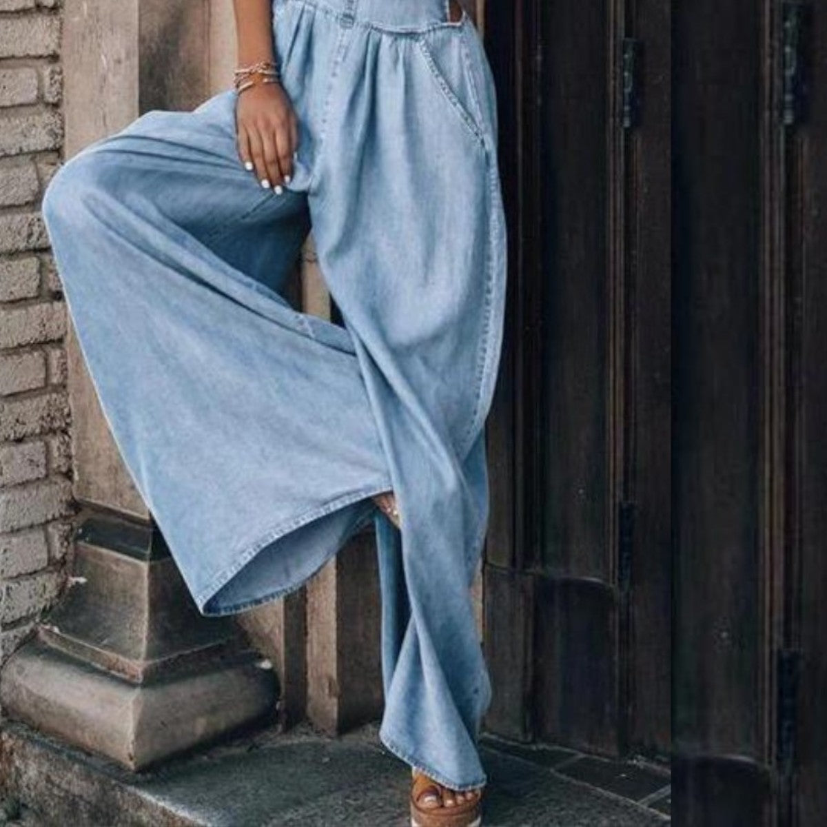 Women's Effortlessly Elegant Denim Jumpsuit
