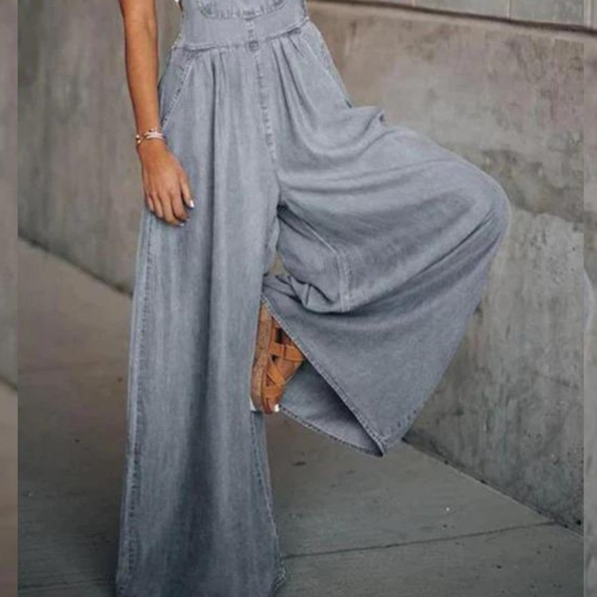 Women's Effortlessly Elegant Denim Jumpsuit