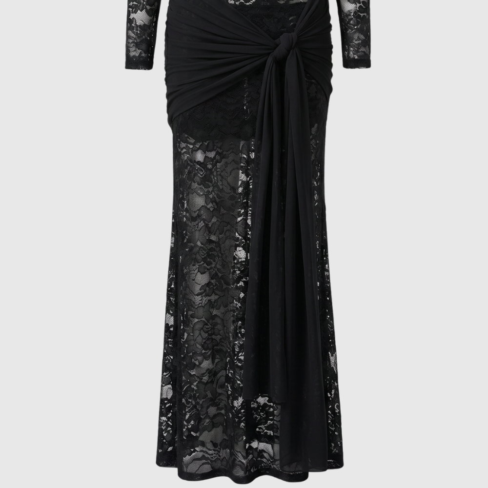 Lace Maxi Gown — Timeless Elegance in Delicate Lace