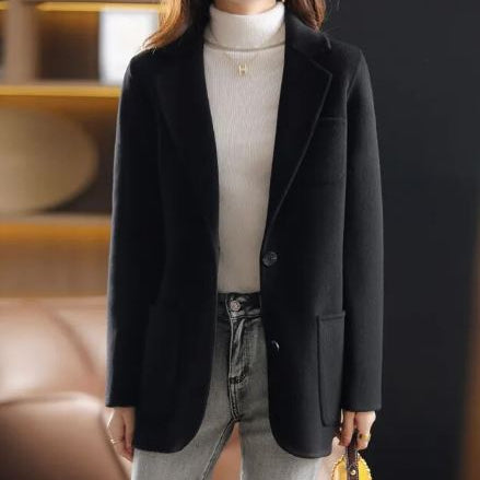 Women's Tailored Blazer – Notch Lapel – Two-Button Jacket