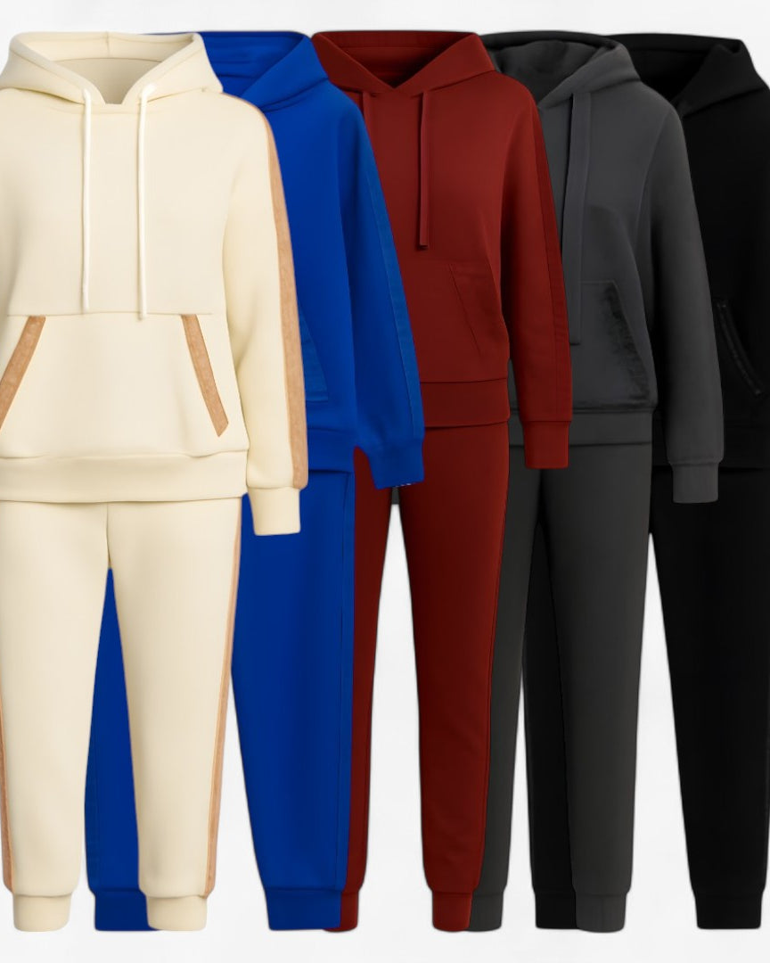 Annika | Sæt med hættetrøje og glitrende elementer - - women's fashion - {{ product_tags }