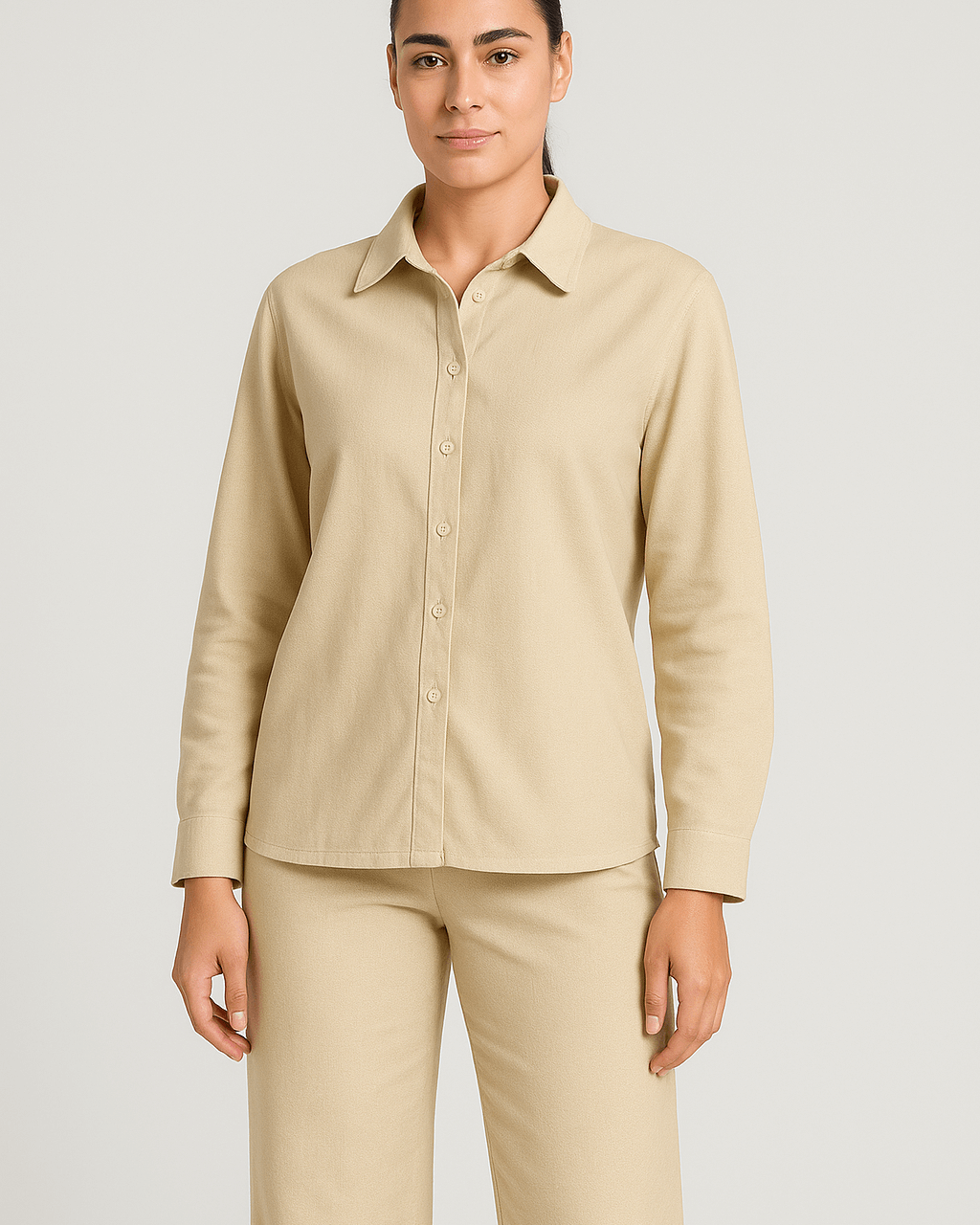 Beth | Elegant Sommersæt i Linned og Bomuld - - Sætter - {{ product_tags }
