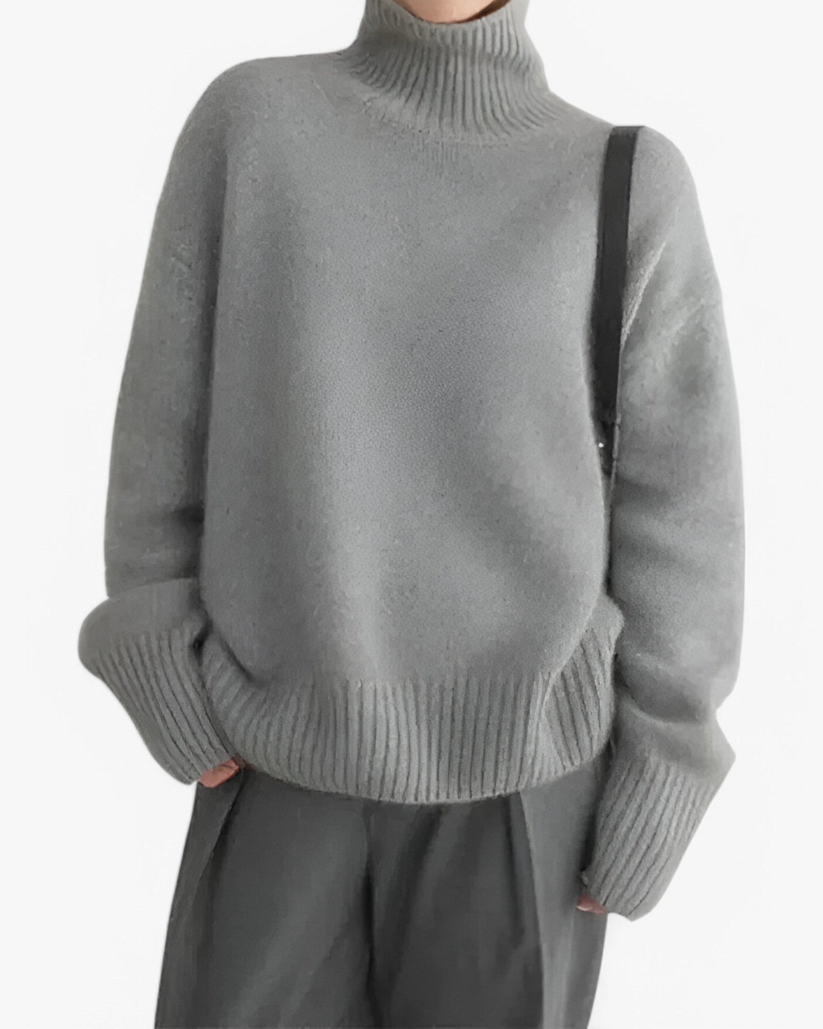 Julia | Cashmere Sweater - Gray