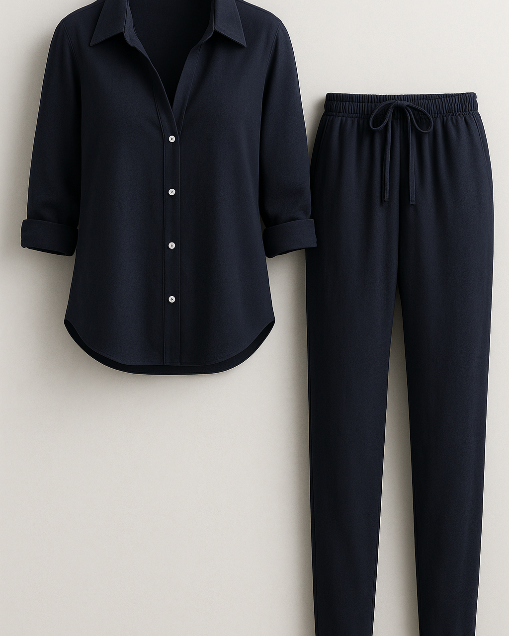 Beth | Elegant Sommersæt i Linned og Bomuld - - Sætter - {{ product_tags }