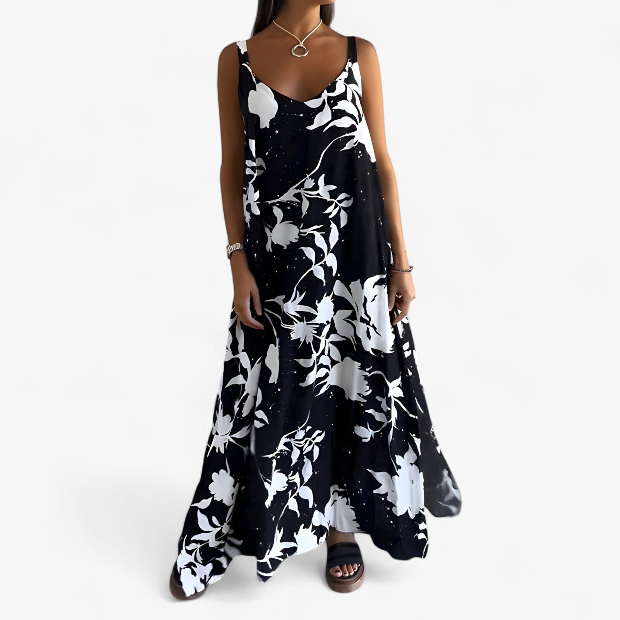 Daniela | Women's Floral Maxi Dress – Light, comfortable and stylish summer dress