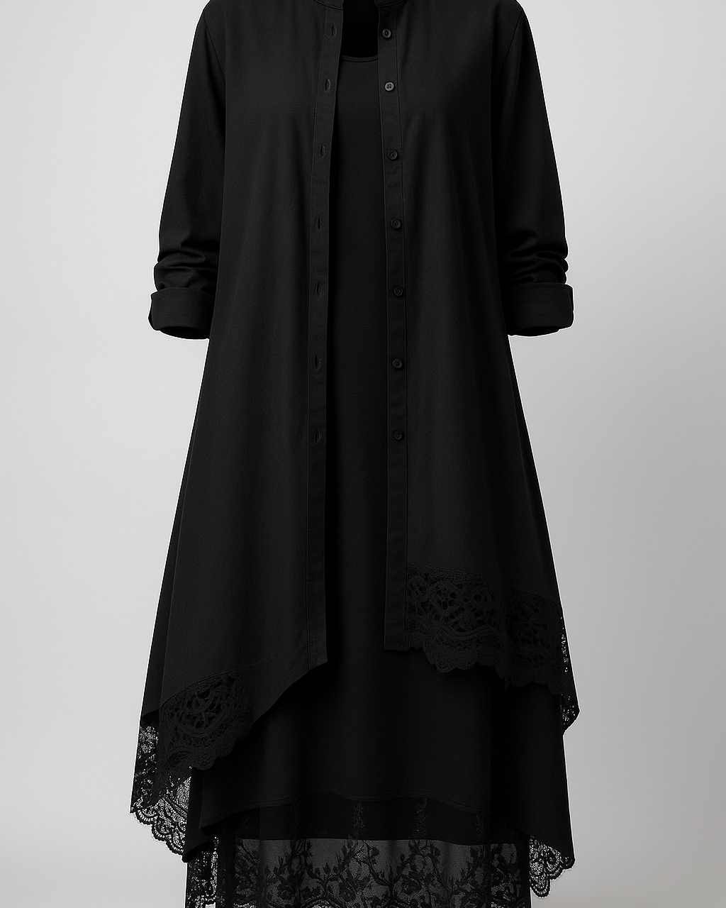 Aurora | Kvinders Elegant Boho Midi Kjole - Hvid - Kjoler - {{ product_tags }