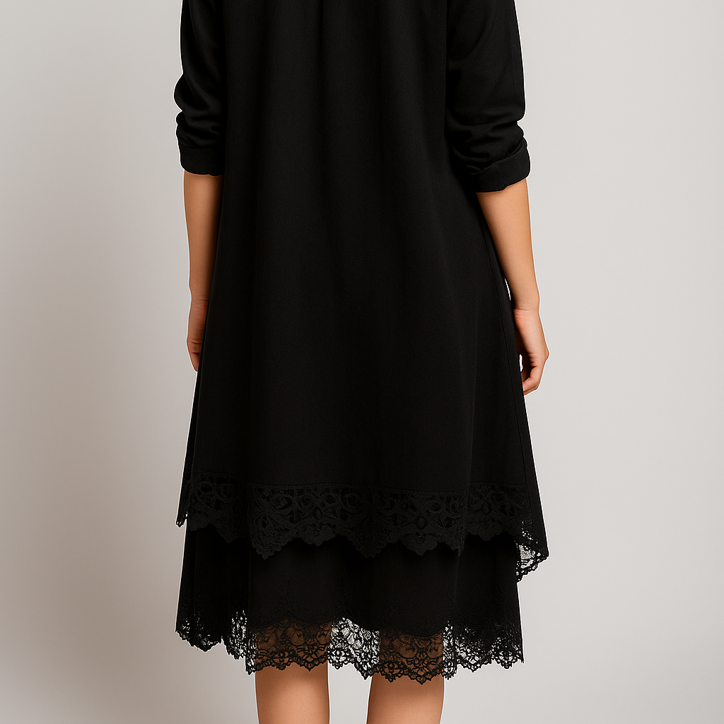 Aurora | Kvinders Elegant Boho Midi Kjole - - Kjoler - {{ product_tags }