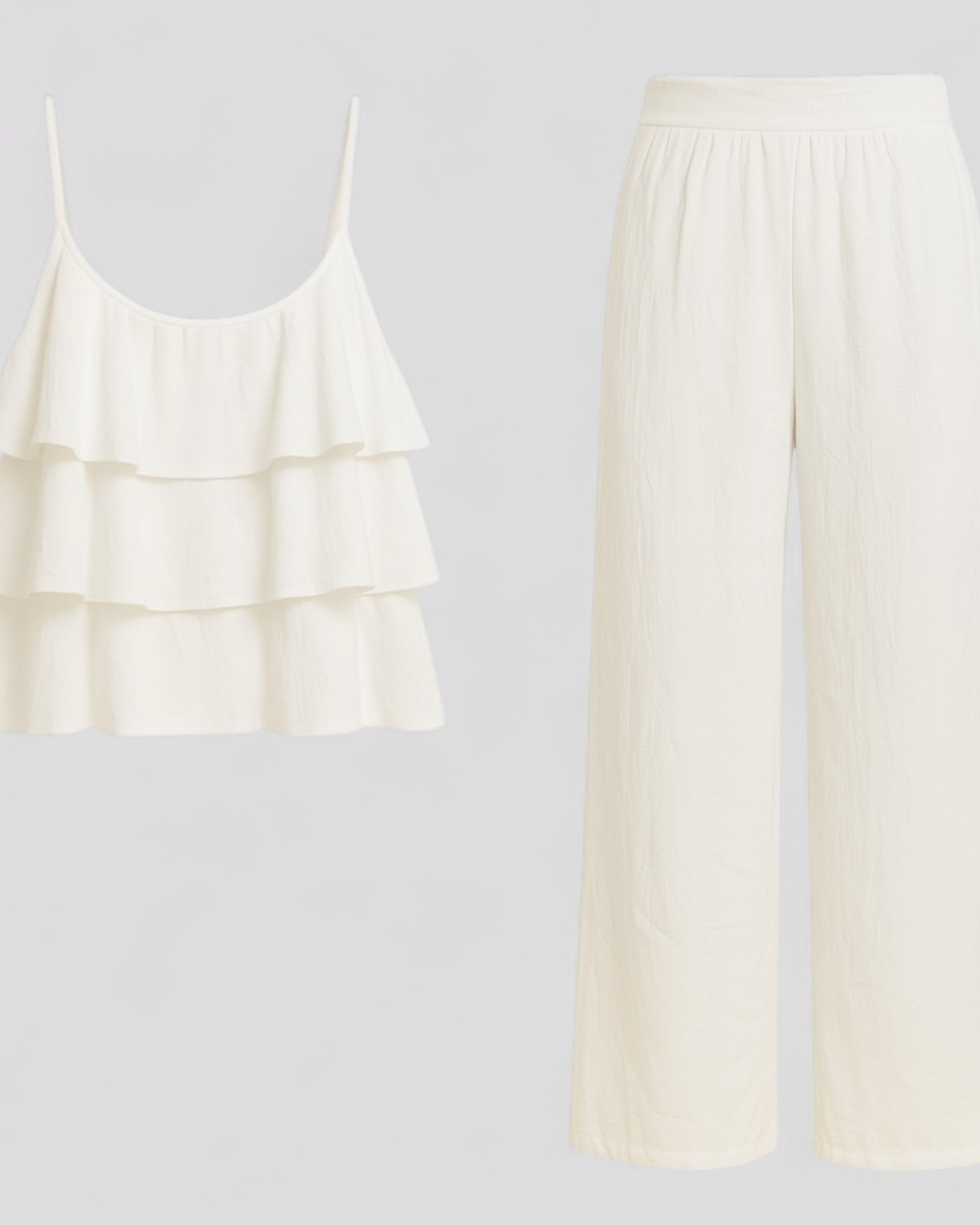 Caterina | Kvinders Elegant Koordineret Sæt - Hvid - Jakkesæt & Blazere - {{ product_tags }