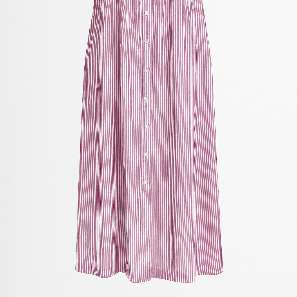 Chic Women's Midi Dress with Handy Pockets