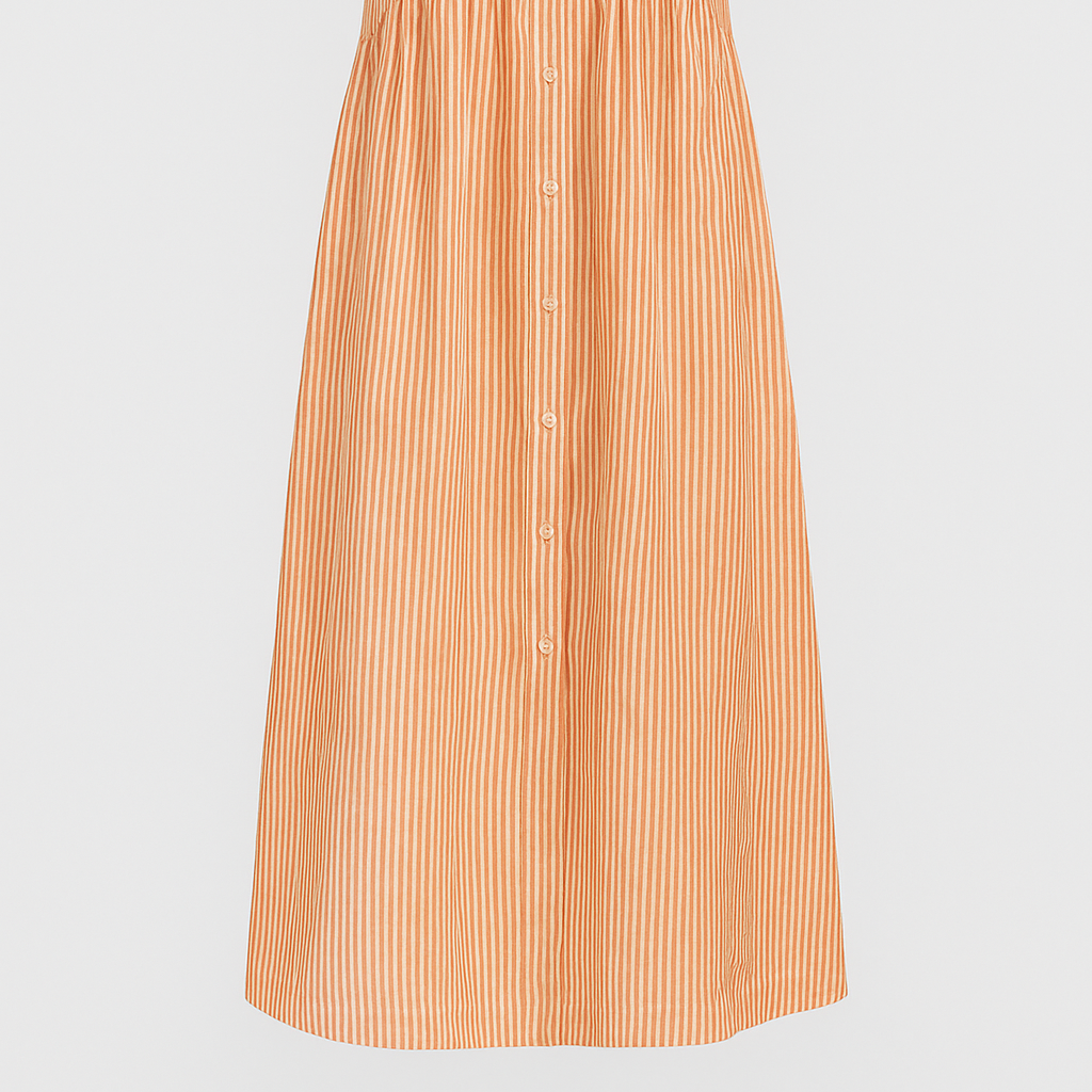 Chic Women's Midi Dress with Handy Pockets