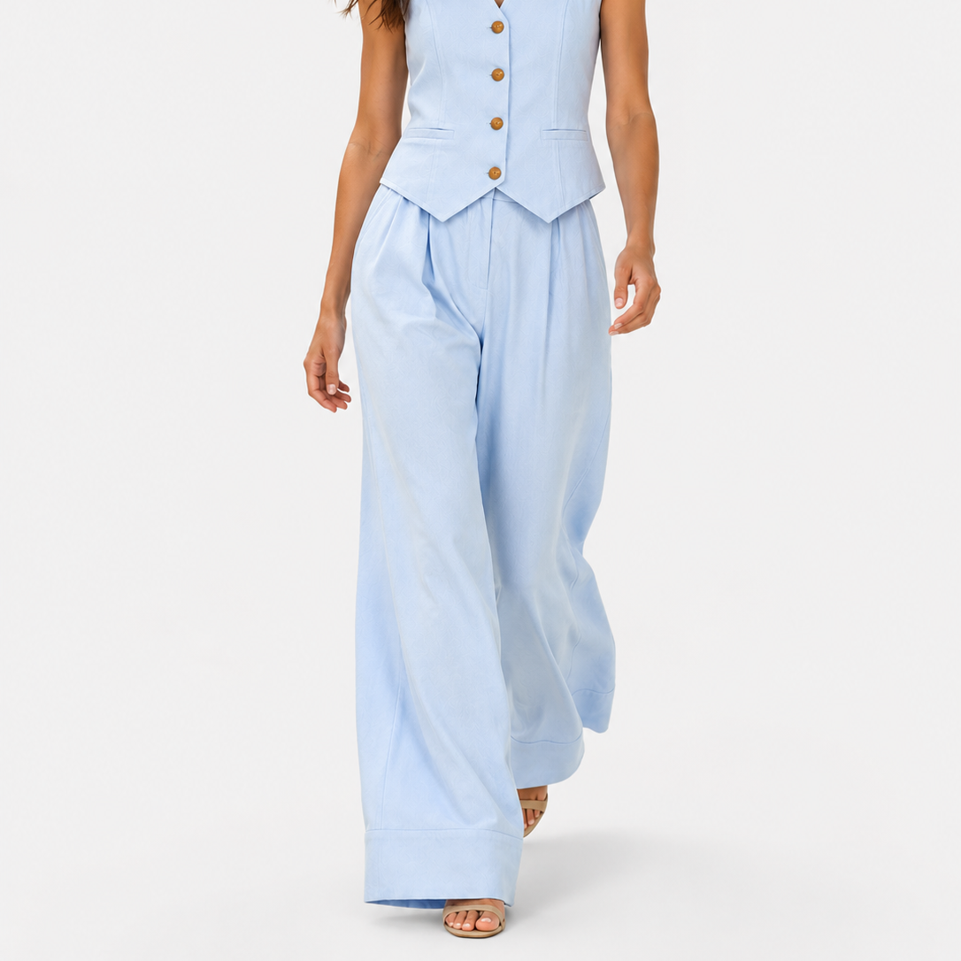 Lina | Sleeveless vest (with free coordinated pants)