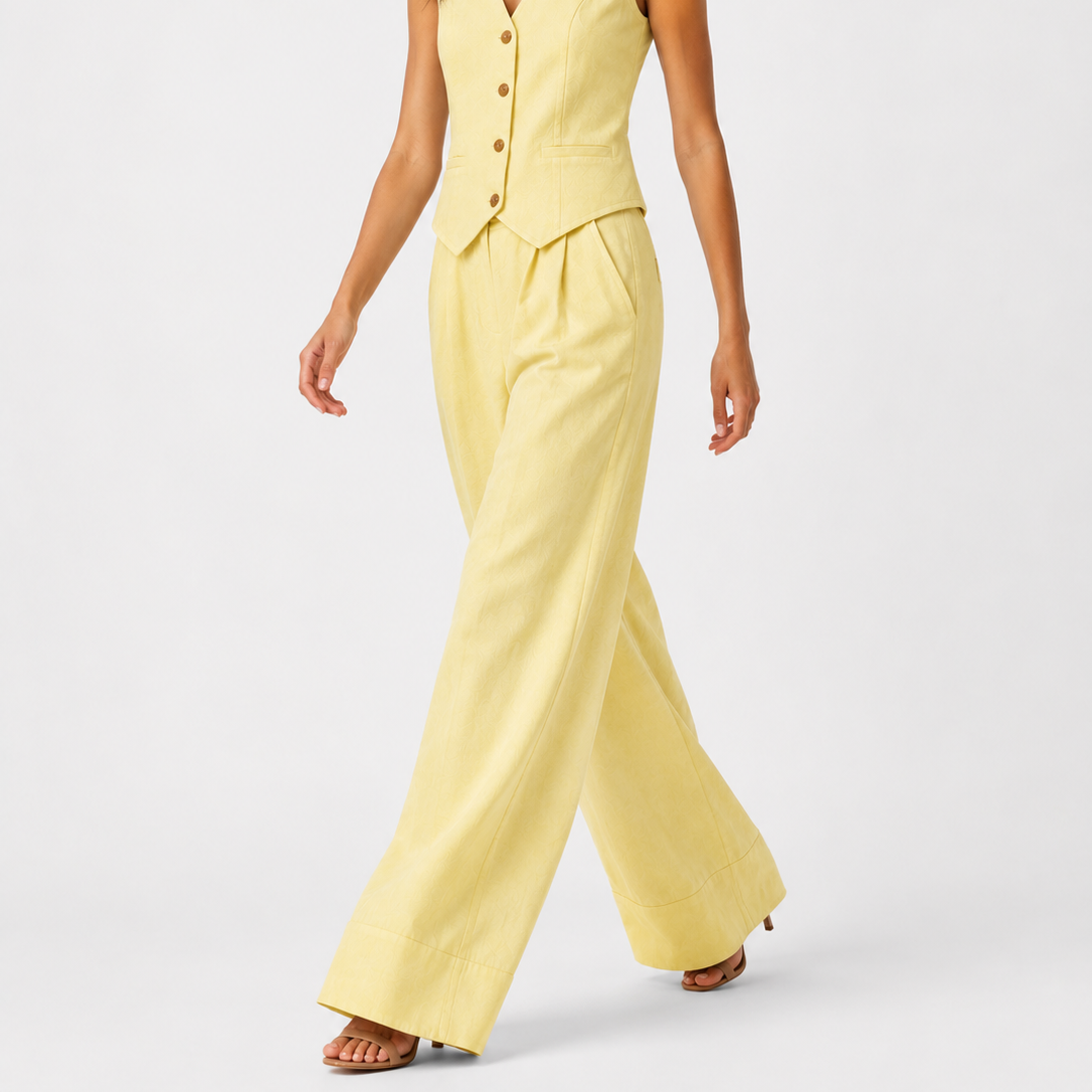 Lina | Sleeveless vest (with free coordinated pants)