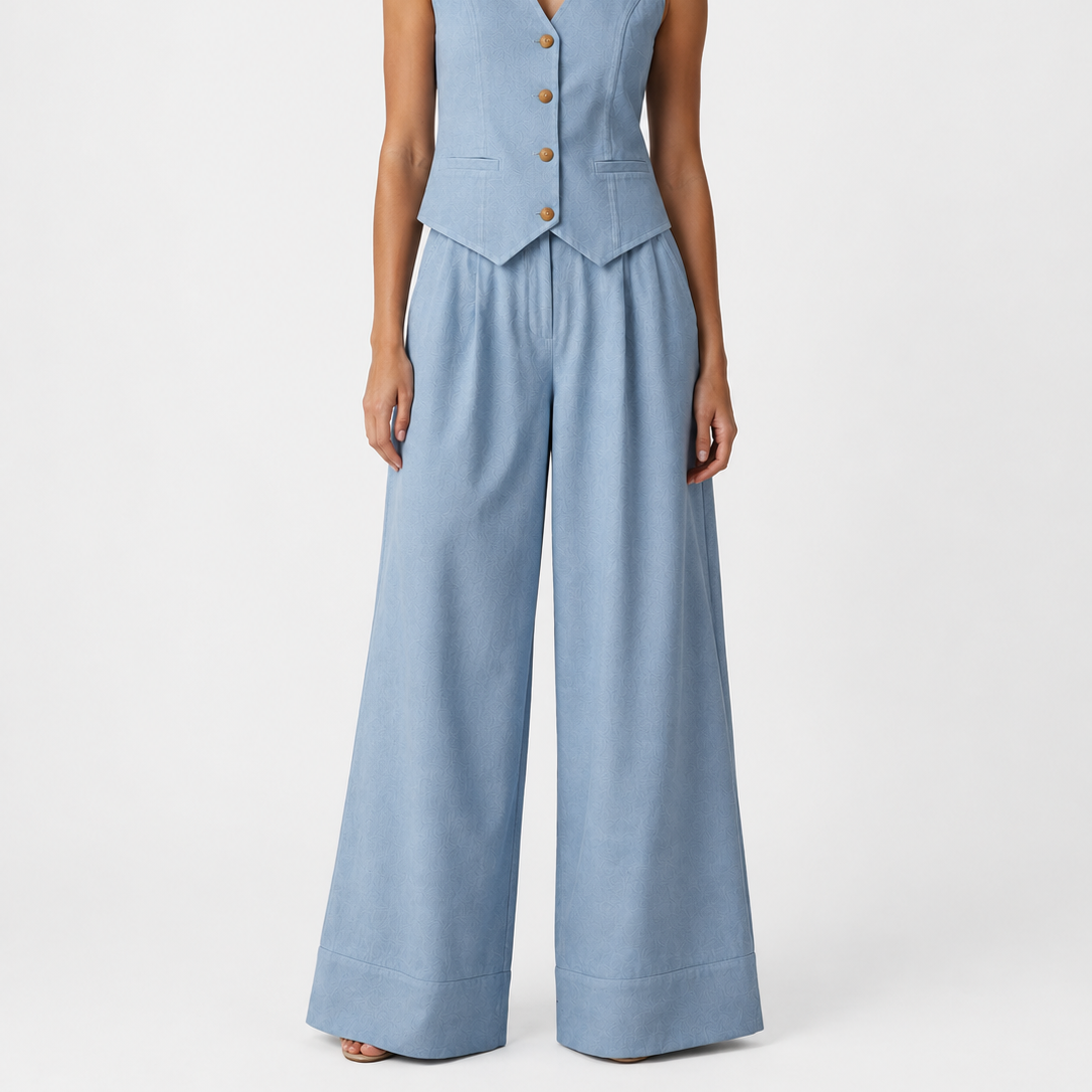 Lina | Sleeveless vest (with free coordinated pants)