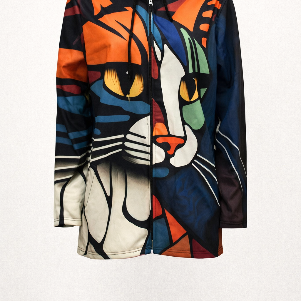 Elegant Women's Cardigan with Artistic Flair