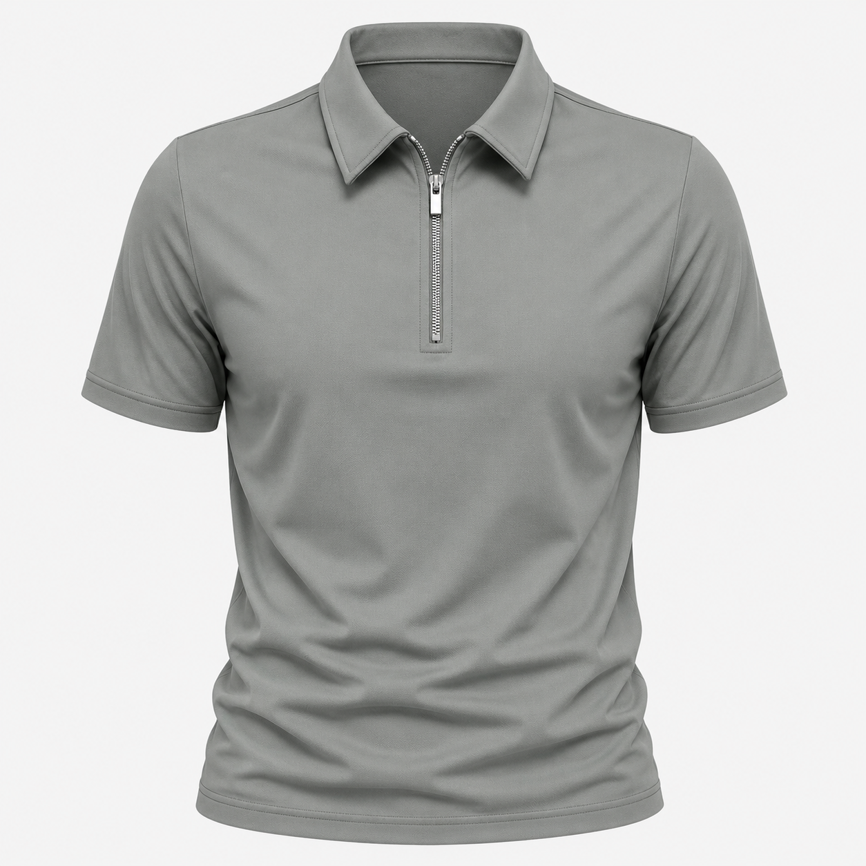 Men's Nathan Zipper Polo Shirt – Sleek Everyday Style