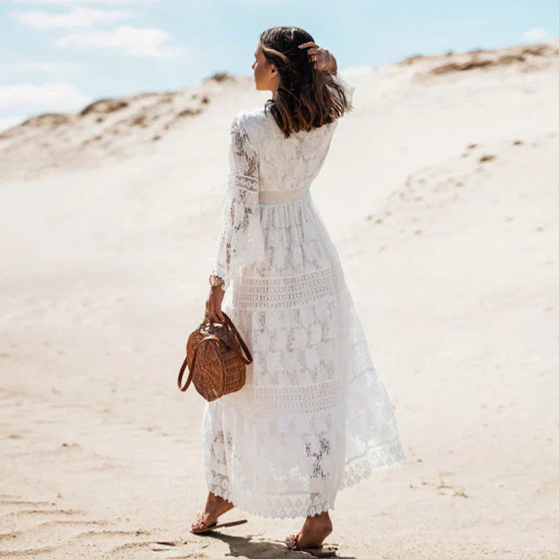 Catherine - Boho-Chic Long-Sleeve Dress
